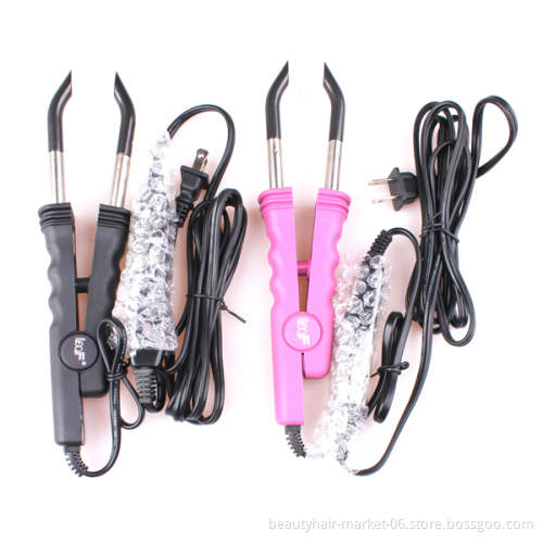Hot sale keratin hair extension connector iron hair accessory